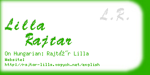 lilla rajtar business card